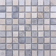 MM3017 Mosaïque thala beige thala gris damier